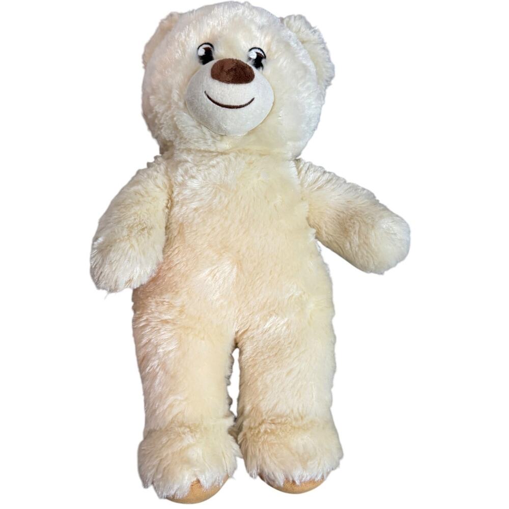 Build-A-Bear Classic Cream Teddy Bear Plush 15"